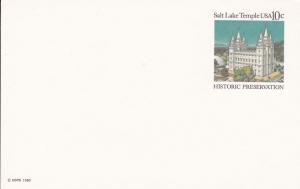 U.S. # UX83, 10 cent Salt Lake Temple