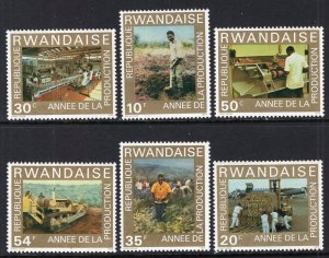 Rwanda 699-704 MNH VF