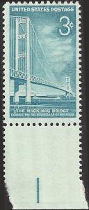 # 1109 MINT NEVER HINGED MACKINAC BRIDGE