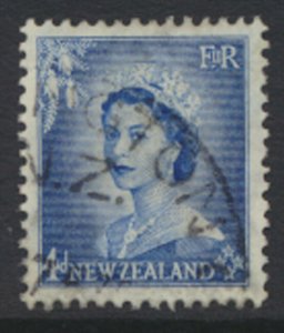 New Zealand  SC# 293  SG 728  Used   QE II Definitive 1954  see details & Scans