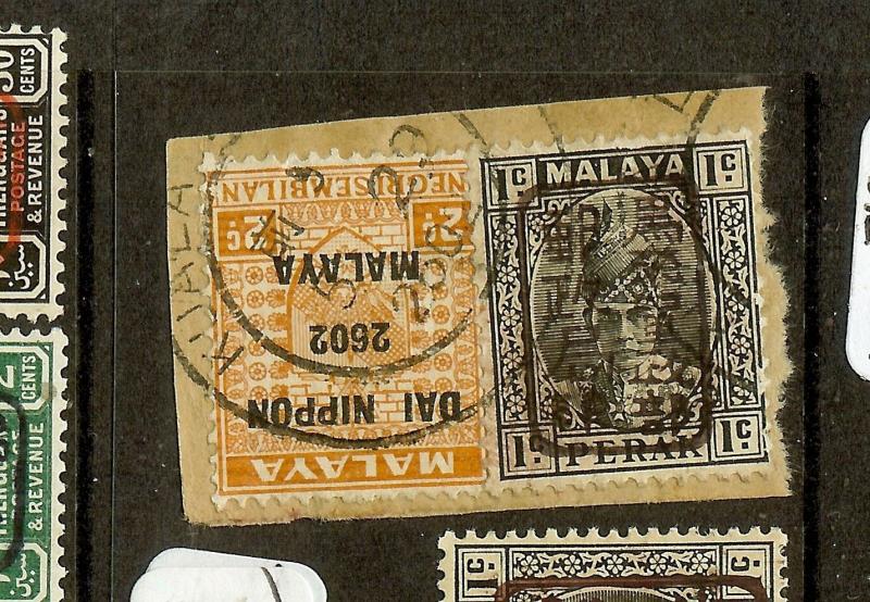 MALAYA JAPANESE OCCUPATION (P2601B) PERAK 1C SGJ190A +J209  VFU