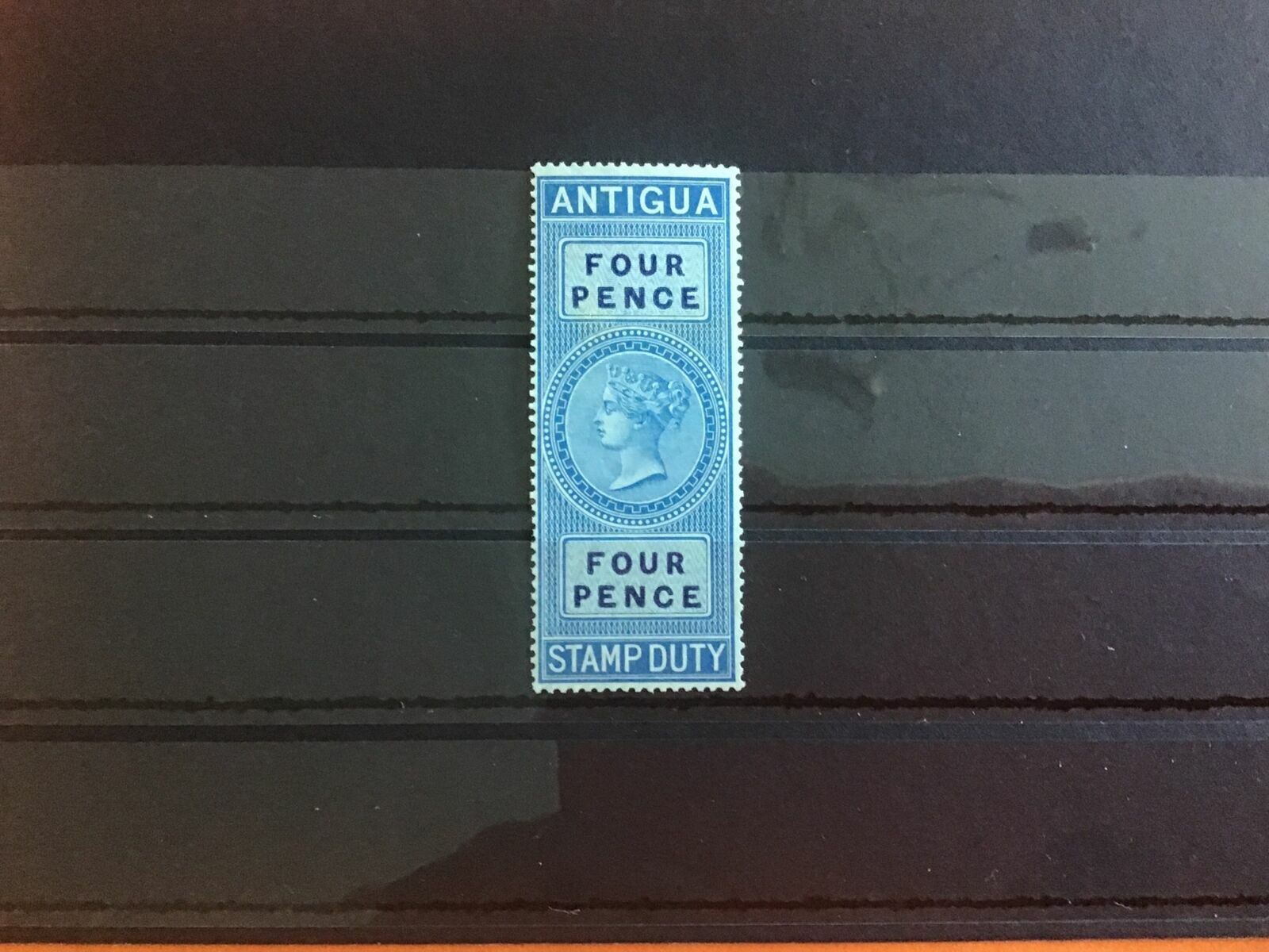 Antigua 1870 BF4 MNH 4 Pence Stamp Duty Stamp R39480 Caribbean