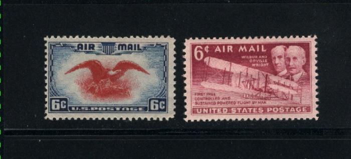 USA #C23, C45   Mint VF   PD