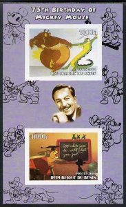 BENIN - 2004 - Mickey Mouse 75th Birthday - Perf Min Sheet - MNH - Private Issue