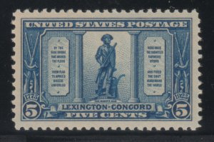 MOstamps - US #619 Mint OG NH Grade 95 with PSE Cert - Lot # MO-1245 SMQ $120