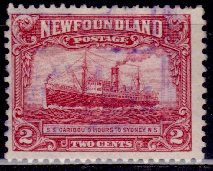 Newfoundland 1928, Steamship Caribou, 2c, Scott# 146, used