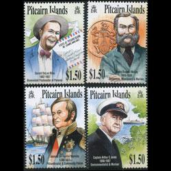 PITCAIRN 2002 - Scott# 553-6 Famous Persons Set of 4 NH