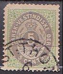 Danish West Indies 8 1876 Numeral Used