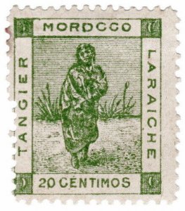 (I.B) Spanish Morocco Local Post : Tangier-Laraiche 20c