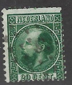 Netherlands SC#10 Fine Used SCV$24.00...A World of Stamps!