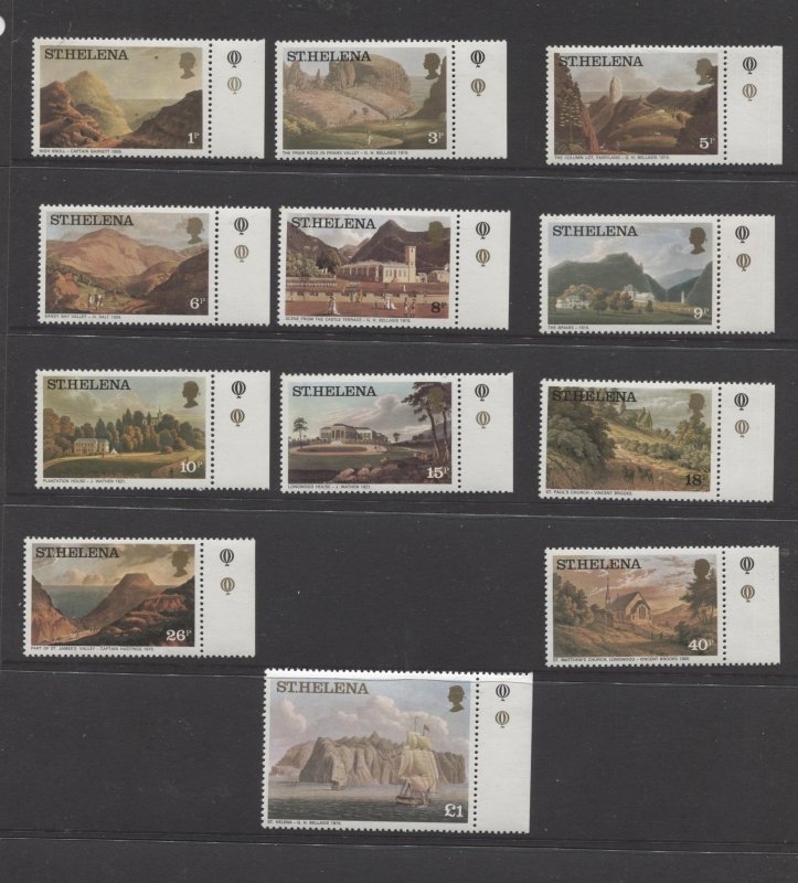 STAMP STATION PERTH St Helena #298-309 Definitive Short Set MNH1976