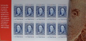 United States #6024 (78c) American Experience Prestige MNH booklet of 20 (2025)