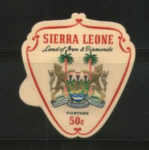 Sierra Leone 1965 Shield Odd Shaped Coat of Arms Sc 316 MNH # 214