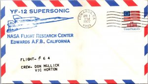 4.1.1977 - YF-12 Supersonic Flight #64  - Edwards, CA - F73502