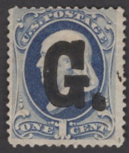 SC #156. Fine Used. Printed G precancel. Showpiece!