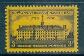 1083 3c Nassau Hall Fine MNH