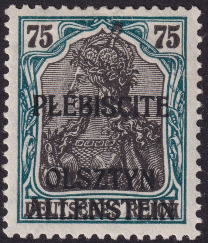 Allenstein 1920 'Plebiscite' Issue; #1-#14 (Not including #4) (21 pcs)