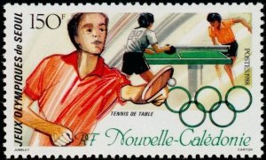 New Caledonia 1988 MNH Stamps Scott 600 Sport Olympic Games Table Tennis