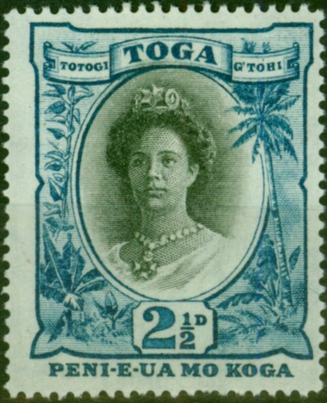 Tonga 1921 2 1/2d Black & Blue SG58 Fine LMM