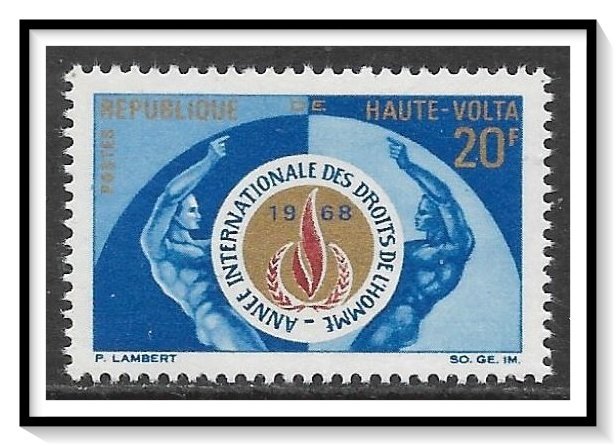 Upper Volta #185 Human Rights Year MNH