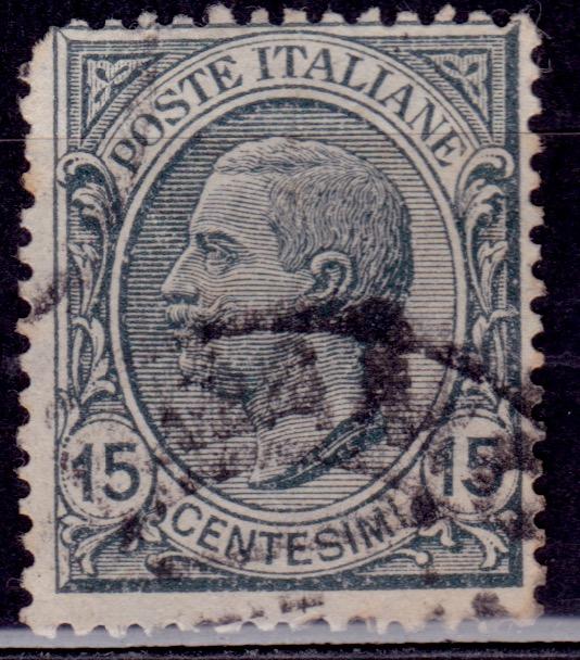 Italy, 1919, Emmanuel III, 15c, sc#96, used