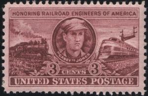 SC#993 3¢ Railroad Engineers Single (1950) MNH