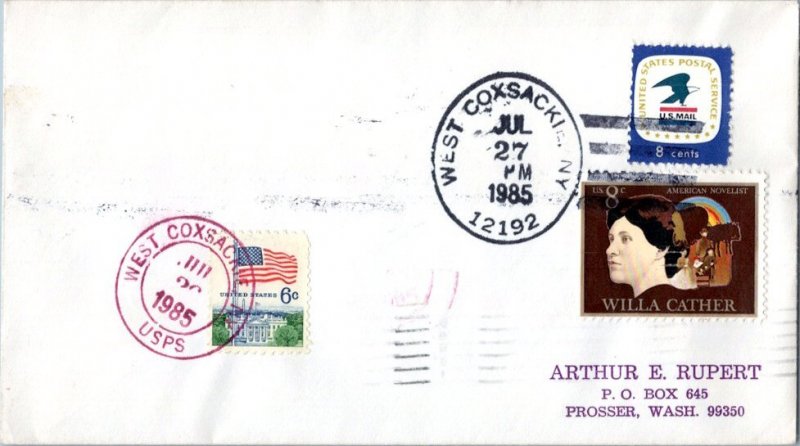 United States New York West Coxsackie 12192 1985 4-bar  1985-1996  Philatelic.