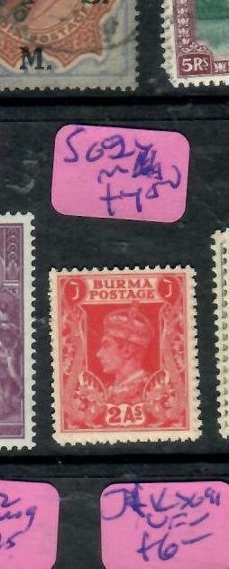 BURMA  (PP1712B)   KGVI  2A   SG 24   MNH