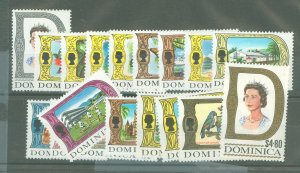 Dominica #268-286 Mint (NH) Single (Complete Set)