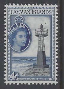 Cayman Islands, Scott #142; 4p Queen Elizabeth II, MNH