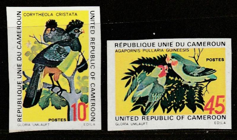 Cameroun  1972  Scott No. 554-55  (N**)  Complet ($$)