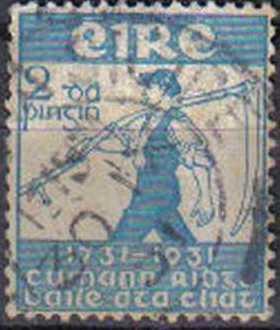 IRELAND, 1931, used 2d, Bicentenary of Royal Dublin Society.