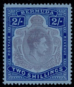 BERMUDA GVI SG116e, 2s dull purple & blue/pale blue, LH MINT. Cat £15.