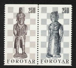 Faroe Islands 94b MNH Chessmen