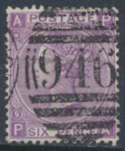 GB  SG 109 Pl 9  SC# 51a Used  4 clear margins clean 946 cancel see details s...