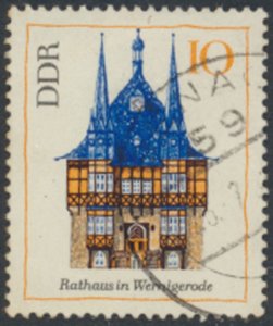 German Democratic Republic  SC# 1018  Used   Buildings   see details & scans