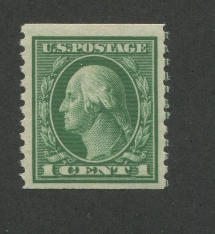 1914 US Coil Stamp #443 1c Mint Never Hinged Very Fine Original Gum