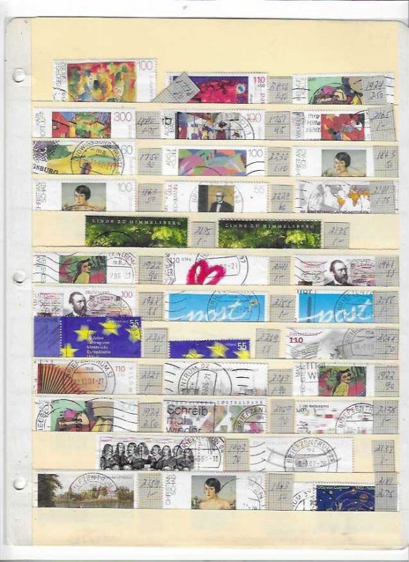 GERMANY COLLECTION ON STOCK SHEET