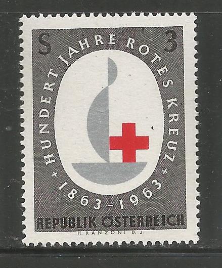 AUSTRIA 710, MNH STAMP,  INTERNATIONAL RED CROSS CENTENNIAL