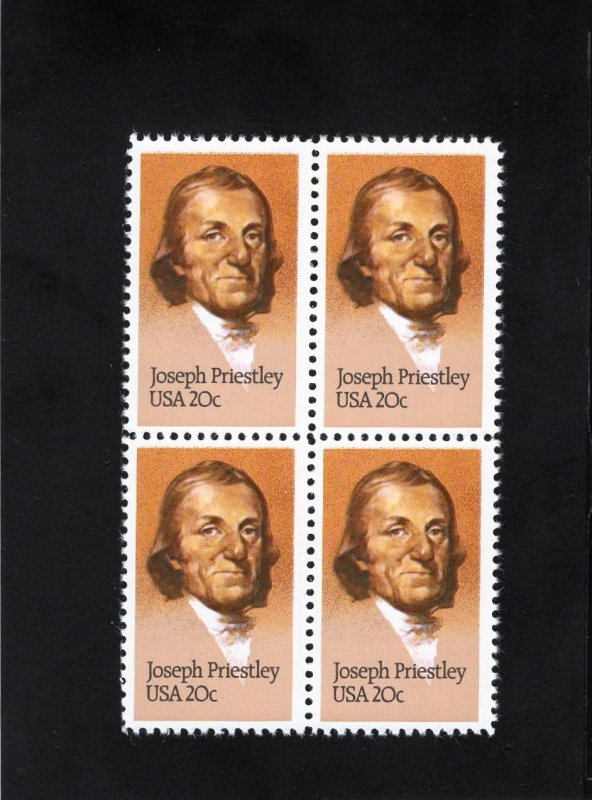 2038 Joseph Priestley, MNH blk/4