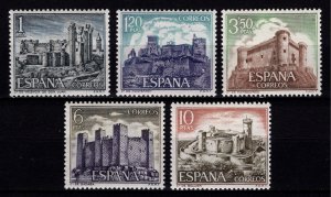 Spain 1970 Spanish Castles, 5th Series, Set [Mint]