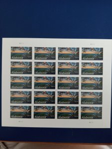US# 5360 Alabama, Sheet of 20, Unused 4-ever stamps