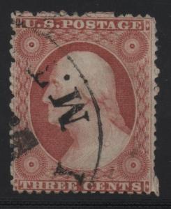 US Scott #25 Type I CDS Cancel, Nice Stamp