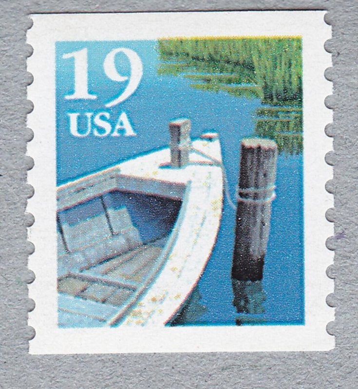 Single 19c Fishing Boat No Tag US #2529b MNH F-VF