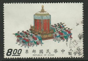 1972 China Taiwan $8.00 Used A18P6F577-