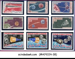 MAURITANIA - 1963-66 SPACE FLIGHT, TELECOMMUNICATION & SATELLITE - 9V - MNH