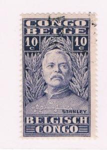 Belgian Congo  #116 Used Morton Stanley (B0193)