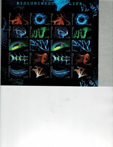 Bioluminescent Life Forever US Postage Sheet #5264-73 VF MNH