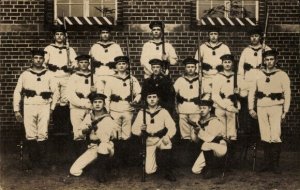 Photo PC 1912 Wilhelmshaven in Lower Saxony,Armed German Sailor Division,Rifles