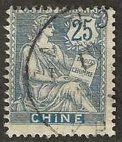 French offices in China 38, used, 1902. (f33)